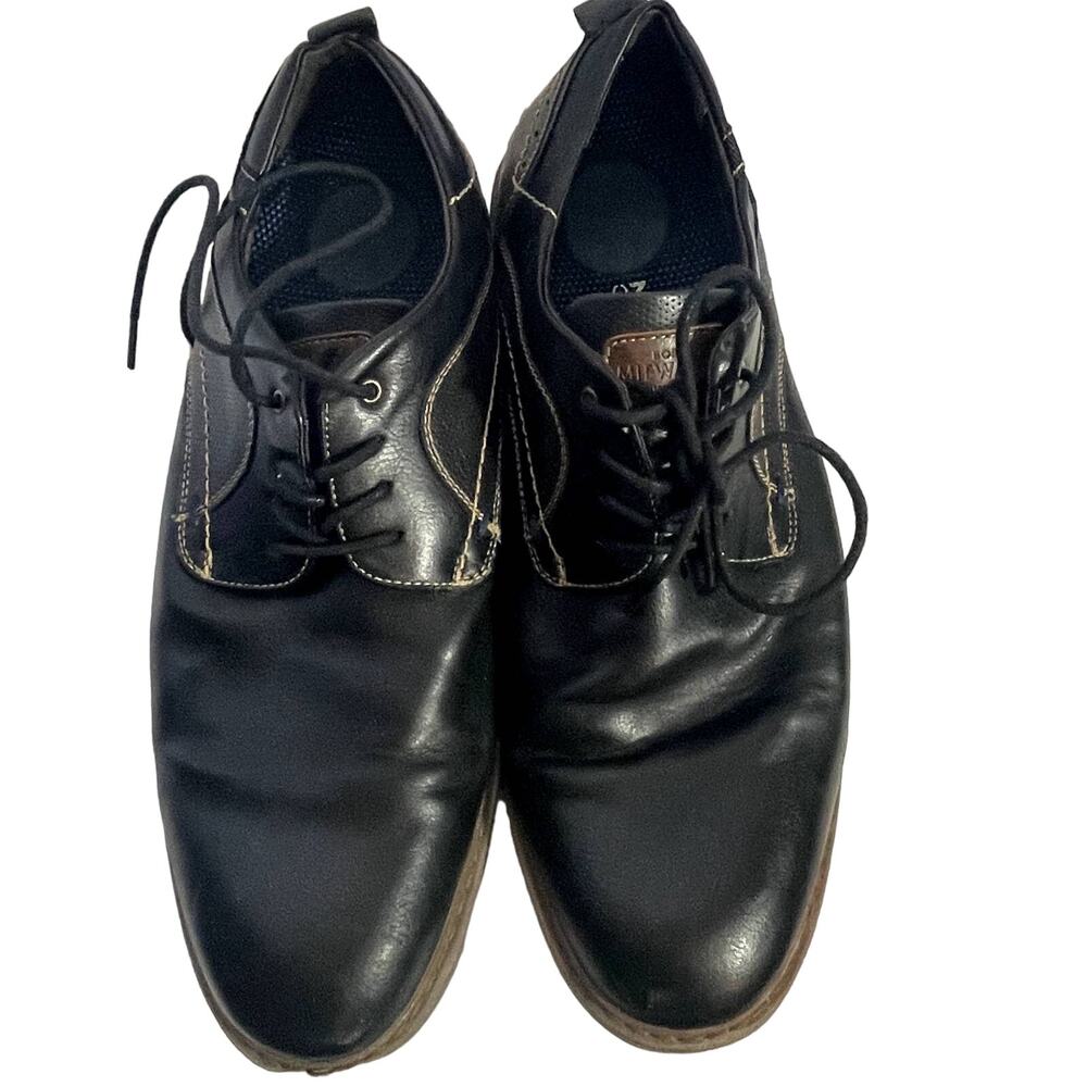 Nunn Bush Men's Size 10 Black Leather Loafer Comfort Gel Dress Shoes